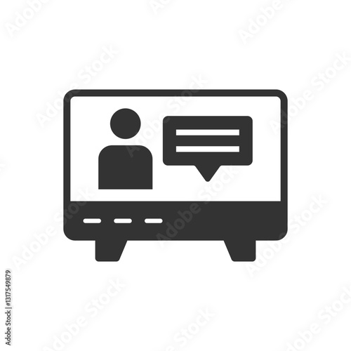 Television News Reporter Icon
