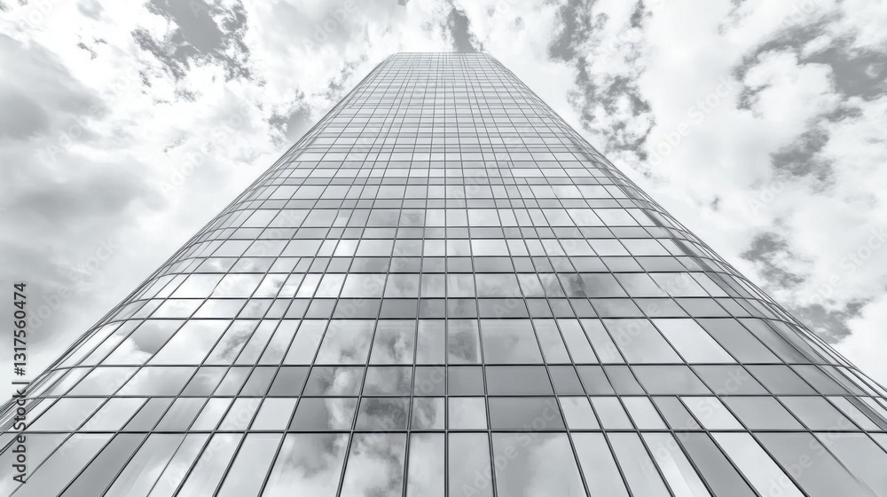 Fototapeta premium Modern Glass Skyscraper Architecture
