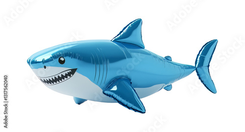 Wallpaper Mural Blue shark 3d inflatable illustration accessory animal summer Torontodigital.ca
