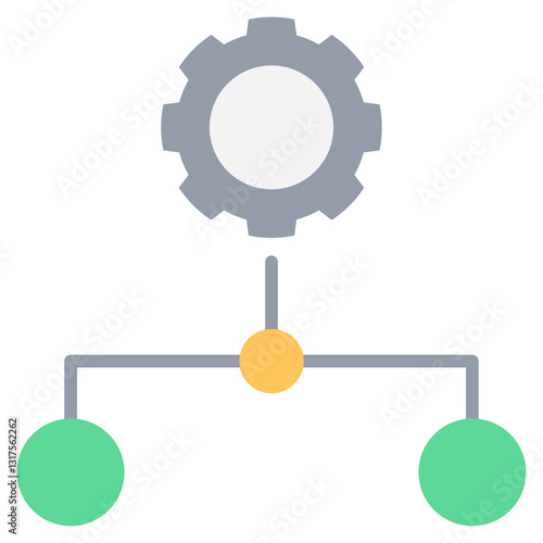 Subordinate Flat Icon