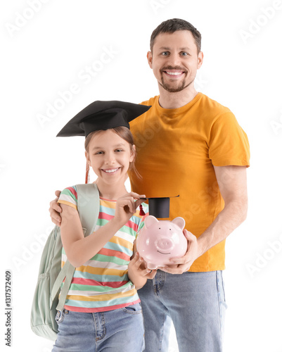 Father and his daughter wit...