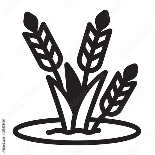 Wheat  glyph icon