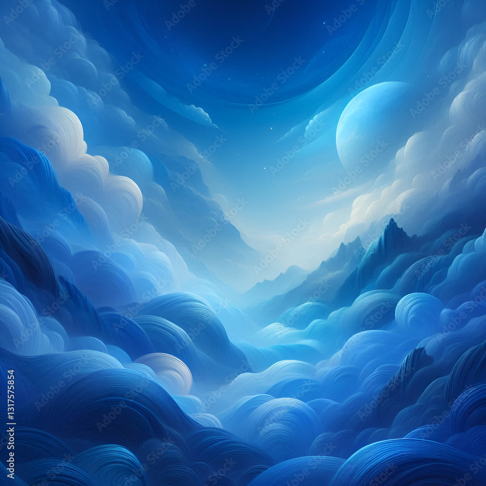 Fototapeta premium Blue Abstract Background