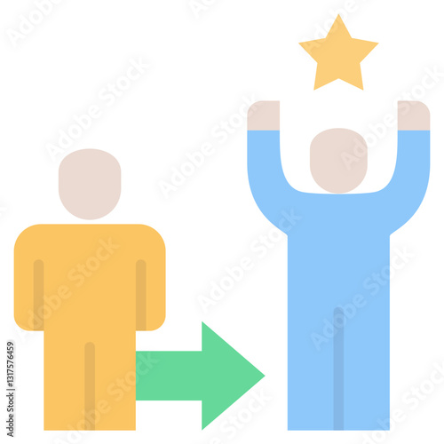 Succession Planning Flat Icon
