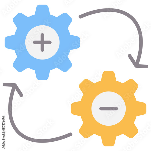 Change Management Flat Icon