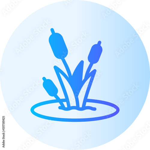 Reeds  gradient icon