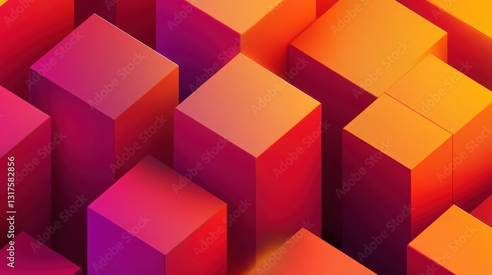 Vibrant Abstract Background with Interlocking Cubes, Symbolizing Innovation and Modernity. Perfect for Tech Presentations, Website Banners, and Digital Designs. Vibrant Abstract Background with Interlocking Cubes, Symbolizing Innovation and Modernity. Perfect for Tech Presentations, Website Banners, and Digital Designs.