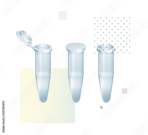 RT-PCR Testing - PCR Tray - Illustration