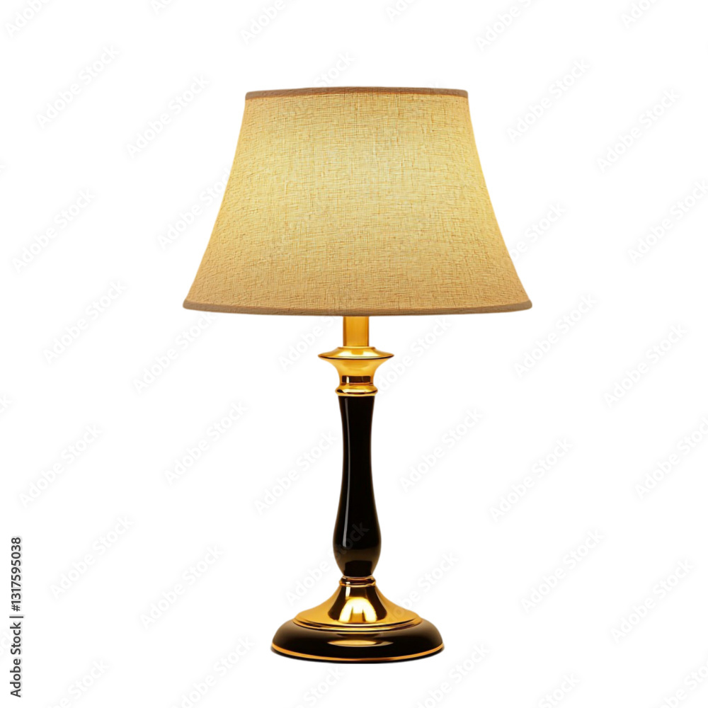 Elegant Table Lamp Gold Accents Beige Shade Home Decor Lighting Fixture, Elegant Table Lamp Gold Accents Beige Shade Home Decor Lighting Fixture,