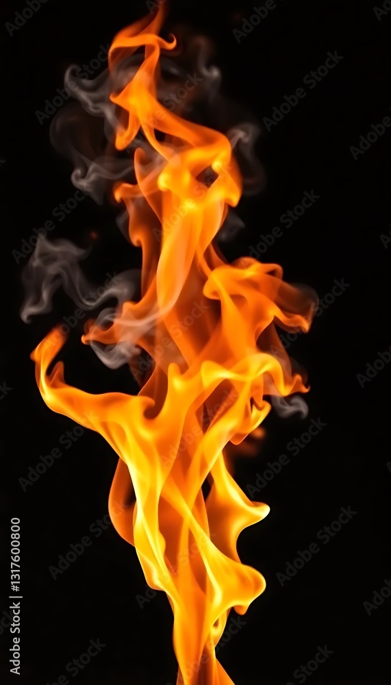 Dynamic And Vivid Flame Fire Elements White Background Dynamic And Vivid Flame Fire Elements White Background