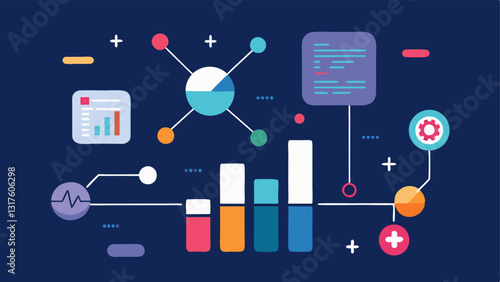 Success Metrics An infographicstyle image with graphs and charts emerging from a quantum computer highlighting successful drug candidates identified through quantum analysis.