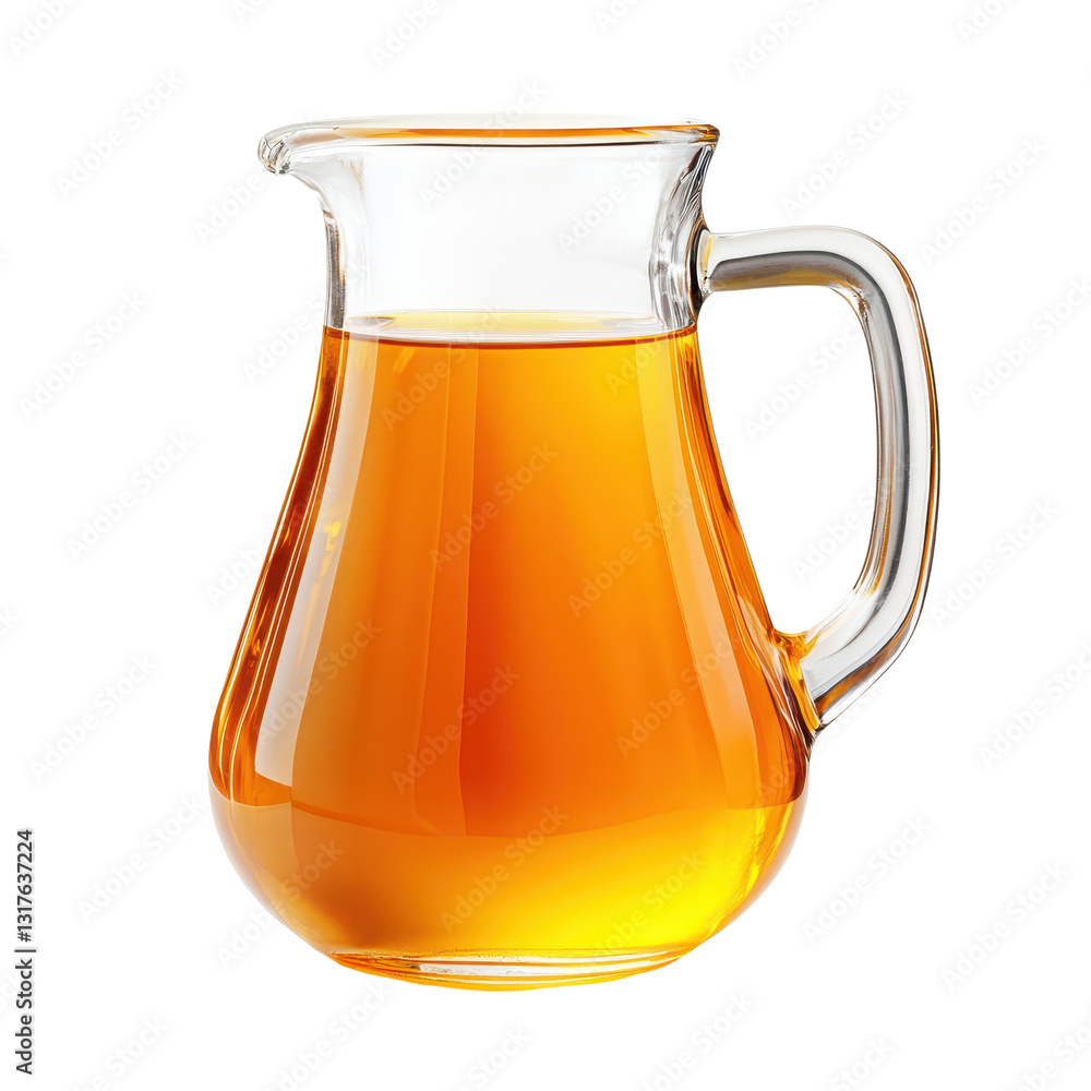 orange juice in jug isolated on white transparent background orange juice in jug isolated on white transparent background