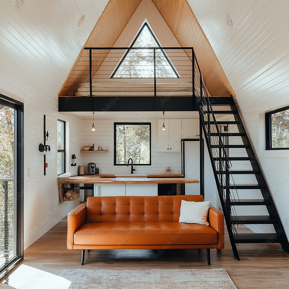 une belle mini-maison. IA Generative