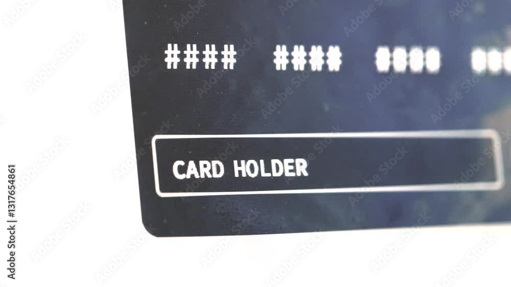 Online shopping by typing credit card details. Cyber security, Phising and Fraud concept. Online payment. Credit card number typing. Cyber security and online shopping concept. Online shopping by typing credit card details. Cyber security, Phising and Fraud concept. Online payment. Credit card number typing. Cyber security and online shopping concept.