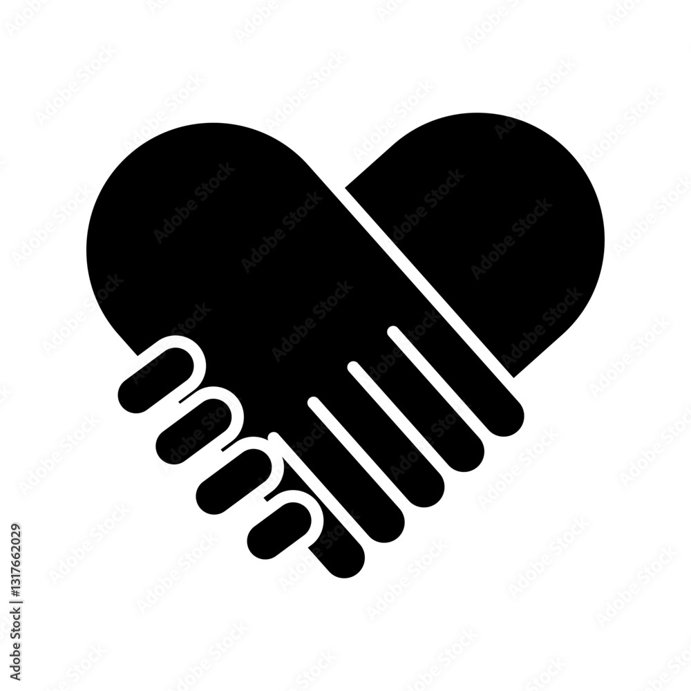 hand palm care love symbol vector vector illustration, pictogram isolated on white background. color editable hand palm care love symbol vector vector illustration, pictogram isolated on white background. color editable