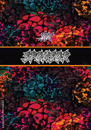Vector jersey Background design for sublimation sport t shirt design 
