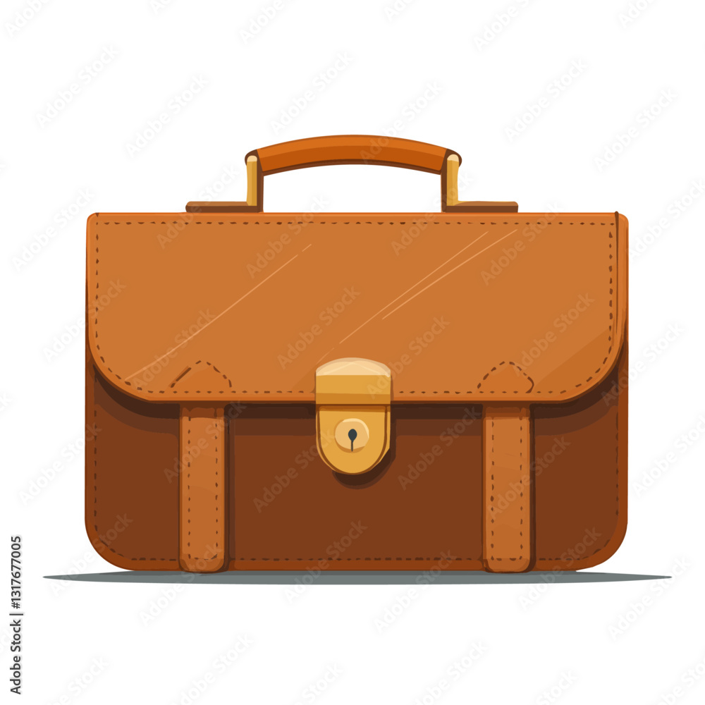2D flat vector illustration Briefcase icon isolated on a white background.
2D flat vector illustration Briefcase icon isolated on a white background.