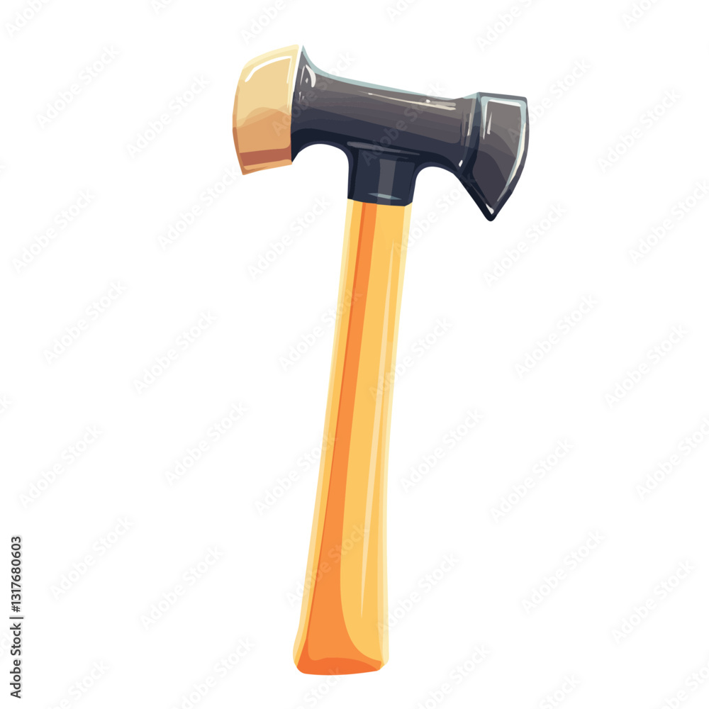 2D flat vector illustration Hammer icon isolated on a white background.
2D flat vector illustration Hammer icon isolated on a white background.