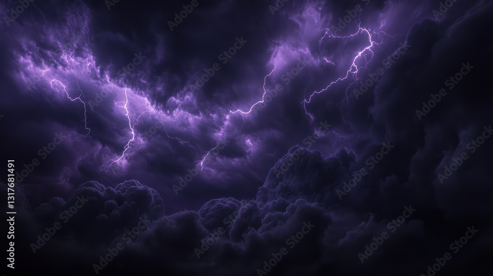 Dramatic Lightning Storm Clouds Dramatic Lightning Storm Clouds