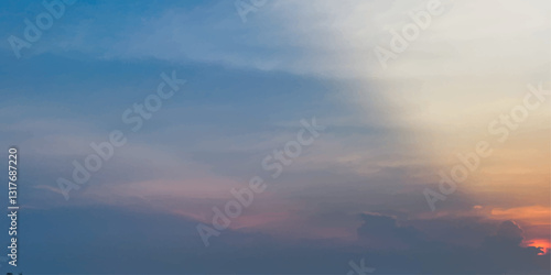 clouds and sun rays