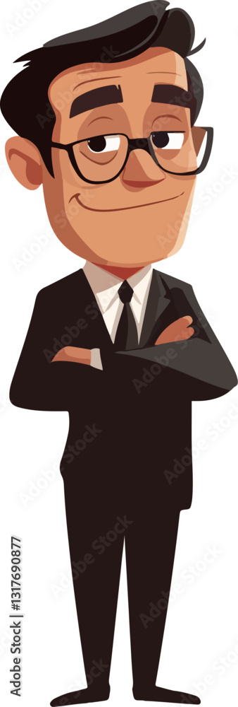 cartoon drawn successful man character cartoon drawn successful man character
