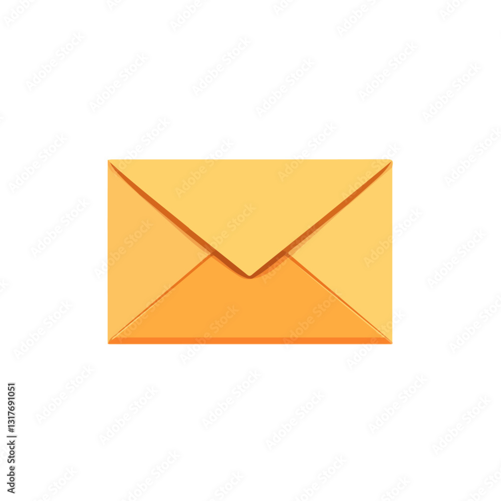 2D flat vector illustration Envelope icon isolated on a white background.
2D flat vector illustration Envelope icon isolated on a white background.