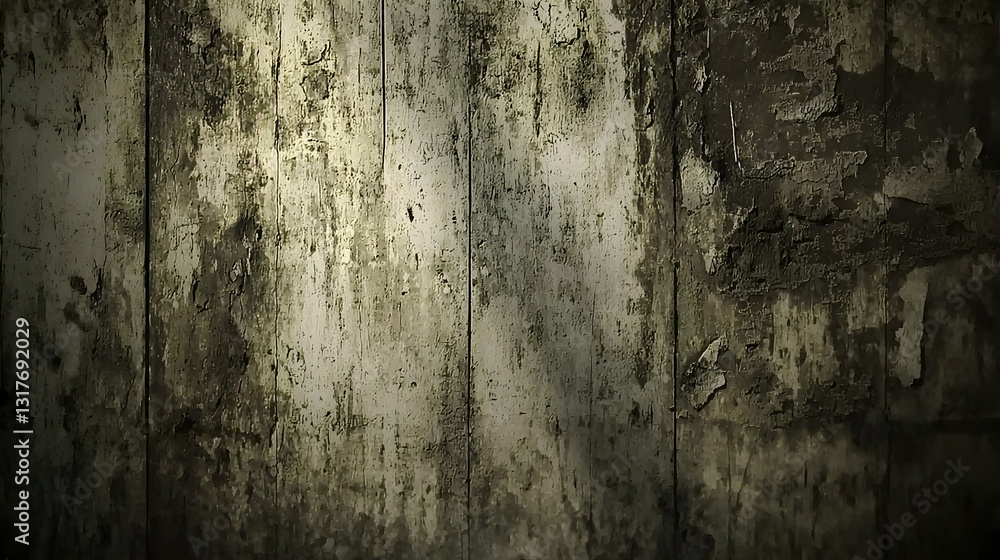 Obraz premium Grungy weathered wood planks texture background, ideal for design overlay