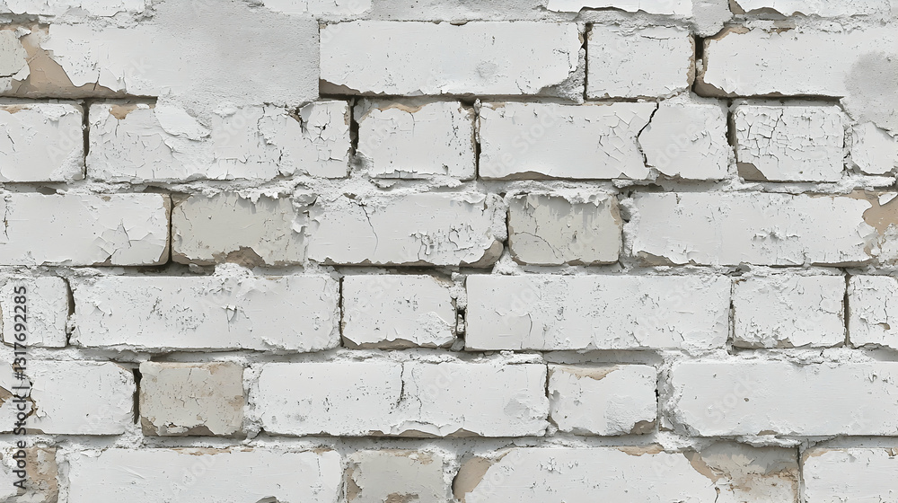 Weathered white brick wall texture background for design Weathered white brick wall texture background for design