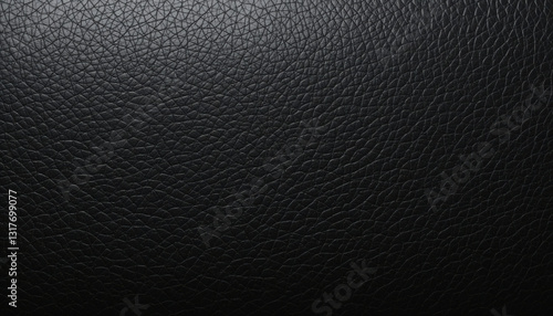 Wallpaper Mural Pixel leather texture in luxurious black with embossed stitching, giving it a sleek, polished look, displayed from different angles on a white background. Torontodigital.ca