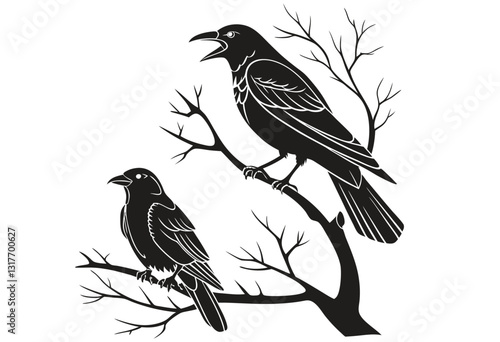 Black Silhouette vector design