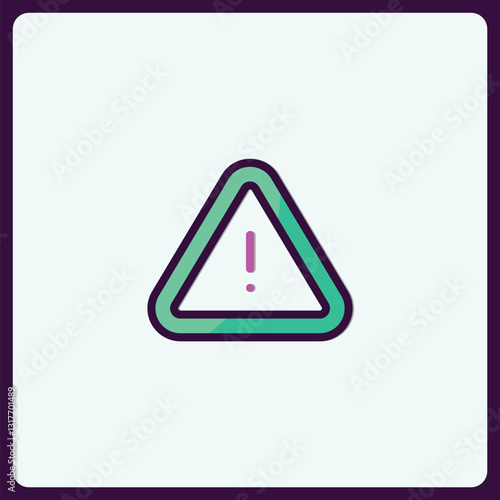 Free Download Exclamation point inside triangle, a sign warning, graphic icon symbol - GFXLoad