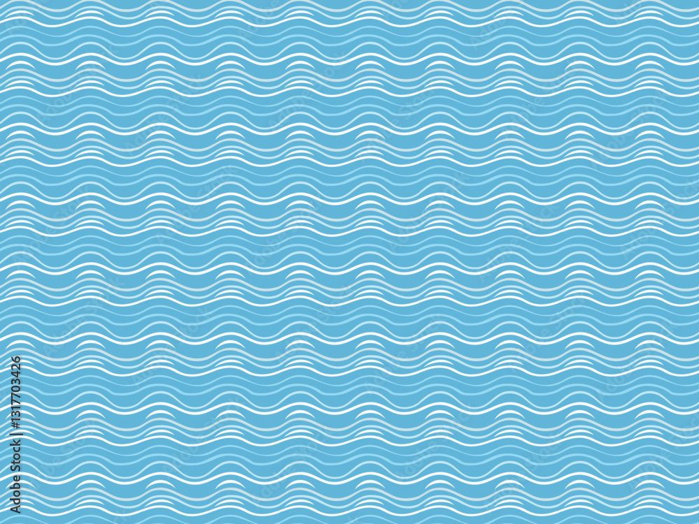 Vector design of a Seamless ripple pattern Vector design of a Seamless ripple pattern