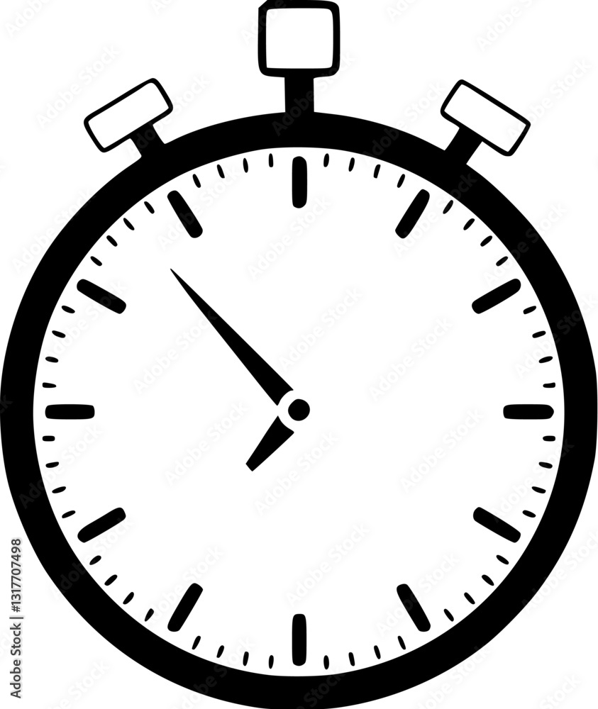 Outline illustration of a clock with an airplane minimal urgent travel vector icon. Outline illustration of a clock with an airplane minimal urgent travel vector icon.