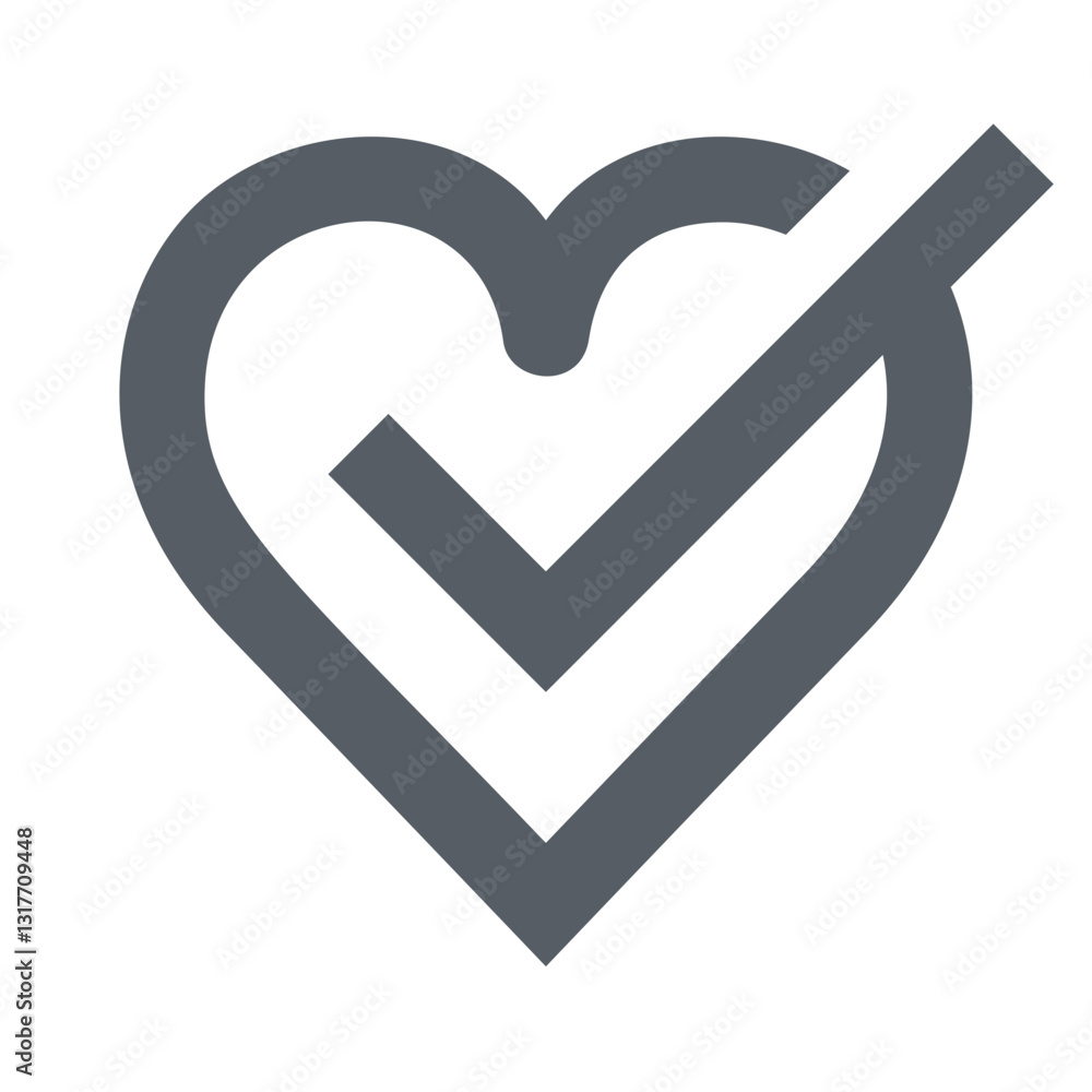A Heartwarming Image Of A Checked Heart Symbolizing Love, Acceptance, And Well-being With A Simple, Clean Design And Soft Grey Tones A Heartwarming Image Of A Checked Heart Symbolizing Love, Acceptance, And Well-being With A Simple, Clean Design And Soft Grey Tones