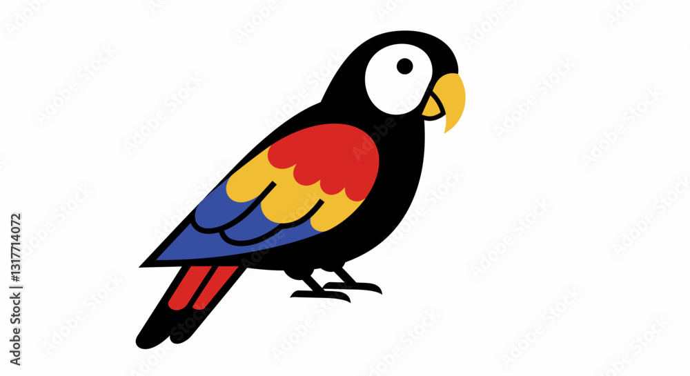 Fototapeta premium Bold Minimalist Animal Vectors – Flat Pop Art Style Illustrations