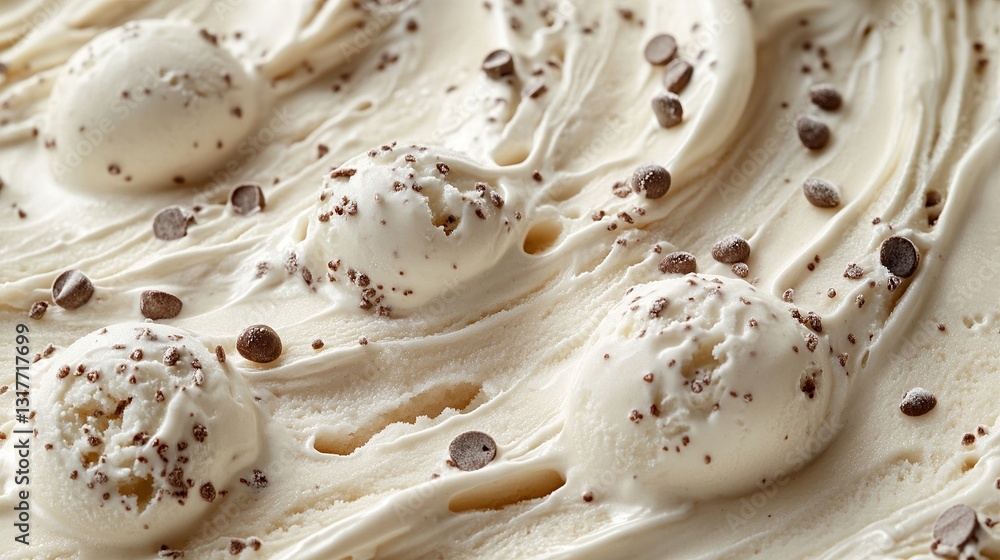 Stracciatella Ice Cream Texture
Stracciatella Ice Cream Texture