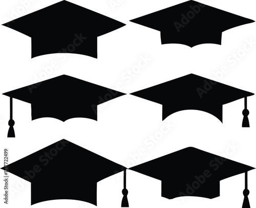 Minimalist Toga Hat and play Film Academy Logo vector Design.