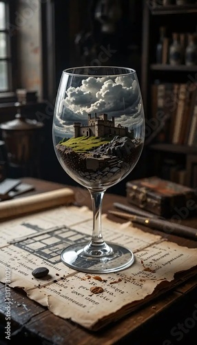 glass of cognac