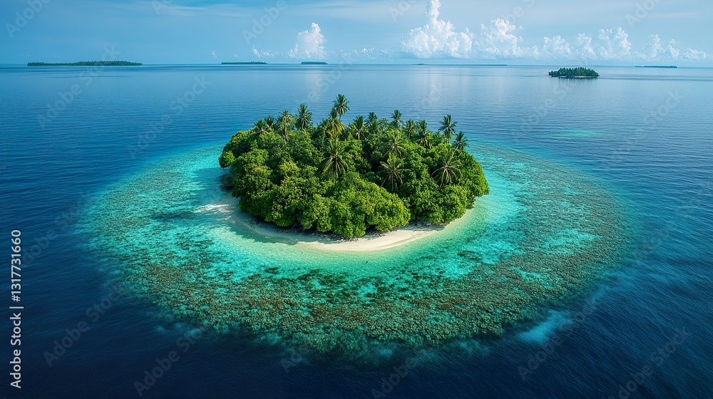 Fototapeta premium Maldives Island Paradise 