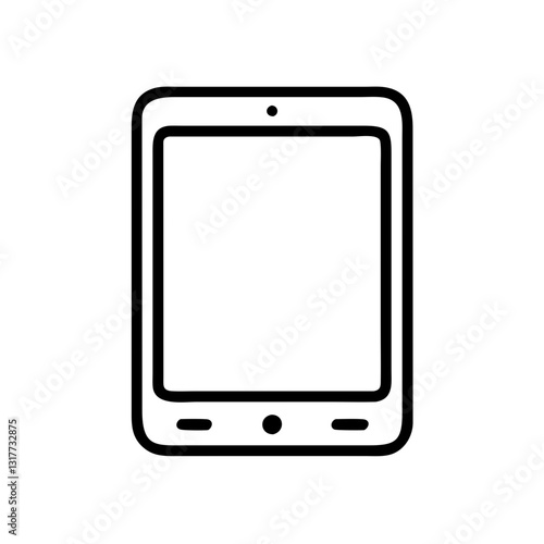 tablet pc vector illustration isolated on white