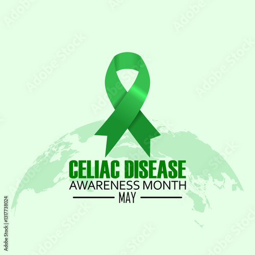 Vector graphic of Celiac Disease Awareness Month for Celiac Disease Awareness Month celebration.