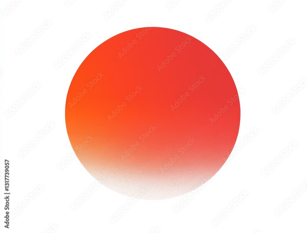 A red circular gradient with a white background, centered on the screen. A red circular gradient with a white background, centered on the screen.