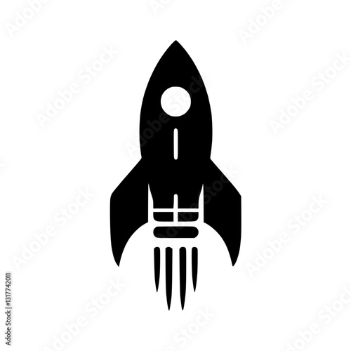 Rocket icon representing innovation, exploration, and rapid progress