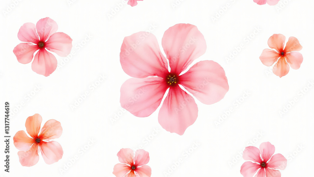 flower stye water color ,clip art ,isolated on white,random color of flower,seamless pattern
flower stye water color ,clip art ,isolated on white,random color of flower,seamless pattern