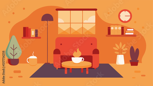 Safe Space A cozy room with warm colors and inviting furniture illustrating a healing environment where individuals can work through their attachment issues.