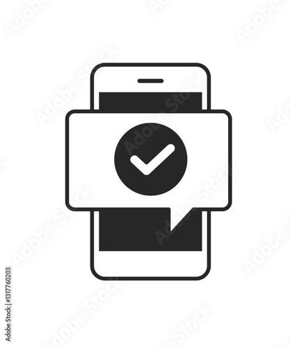 Free Download Phone notifications icon stock illustration - GFXLoad