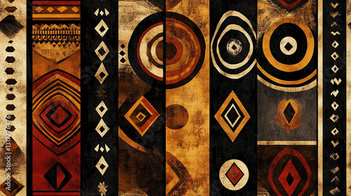 African Tribal Print Background