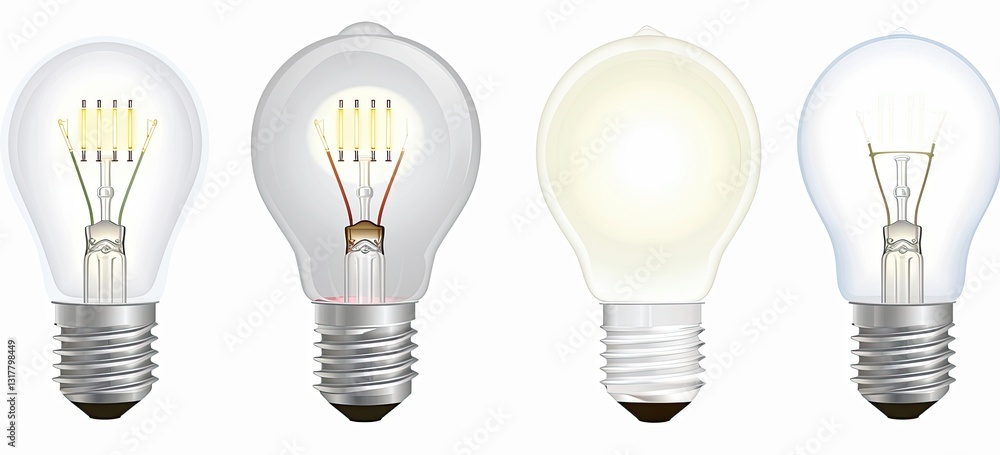 A glowing light bulb with a sprouting plant symbolizes the growth and success of a creative business idea, set against a clean white background A glowing light bulb with a sprouting plant symbolizes the growth and success of a creative business idea, set against a clean white background