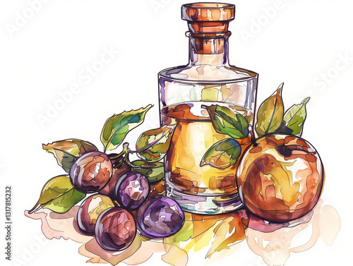 bottle of rakia