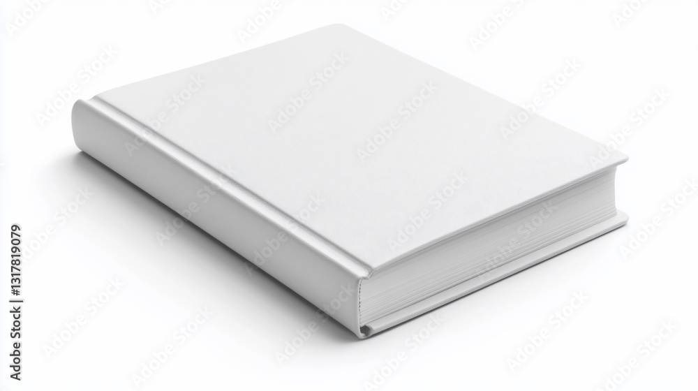 Blank White Book Mockup: A Clean, Simple Design for Your Project Blank White Book Mockup: A Clean, Simple Design for Your Project
